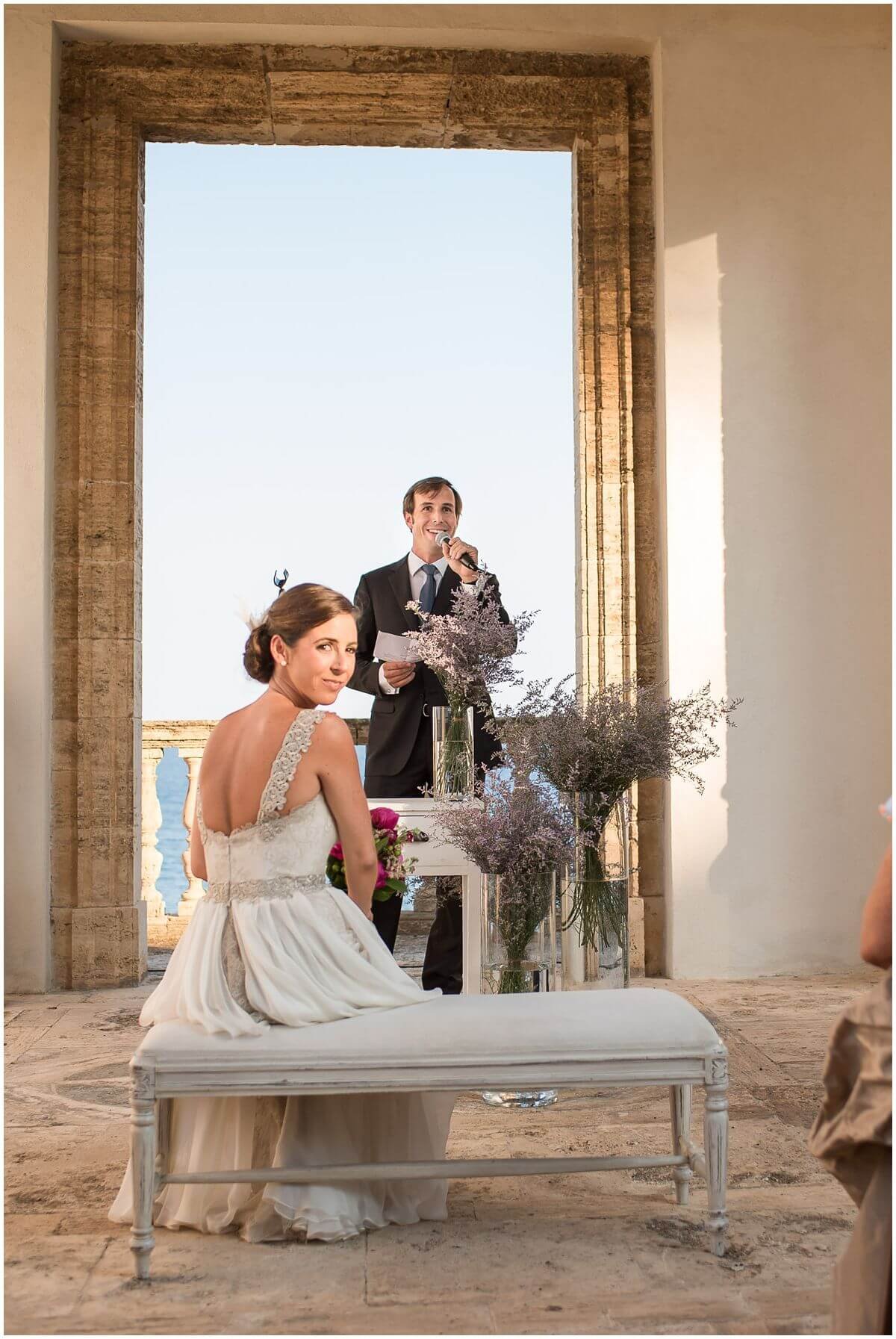 Bride portrait close-up