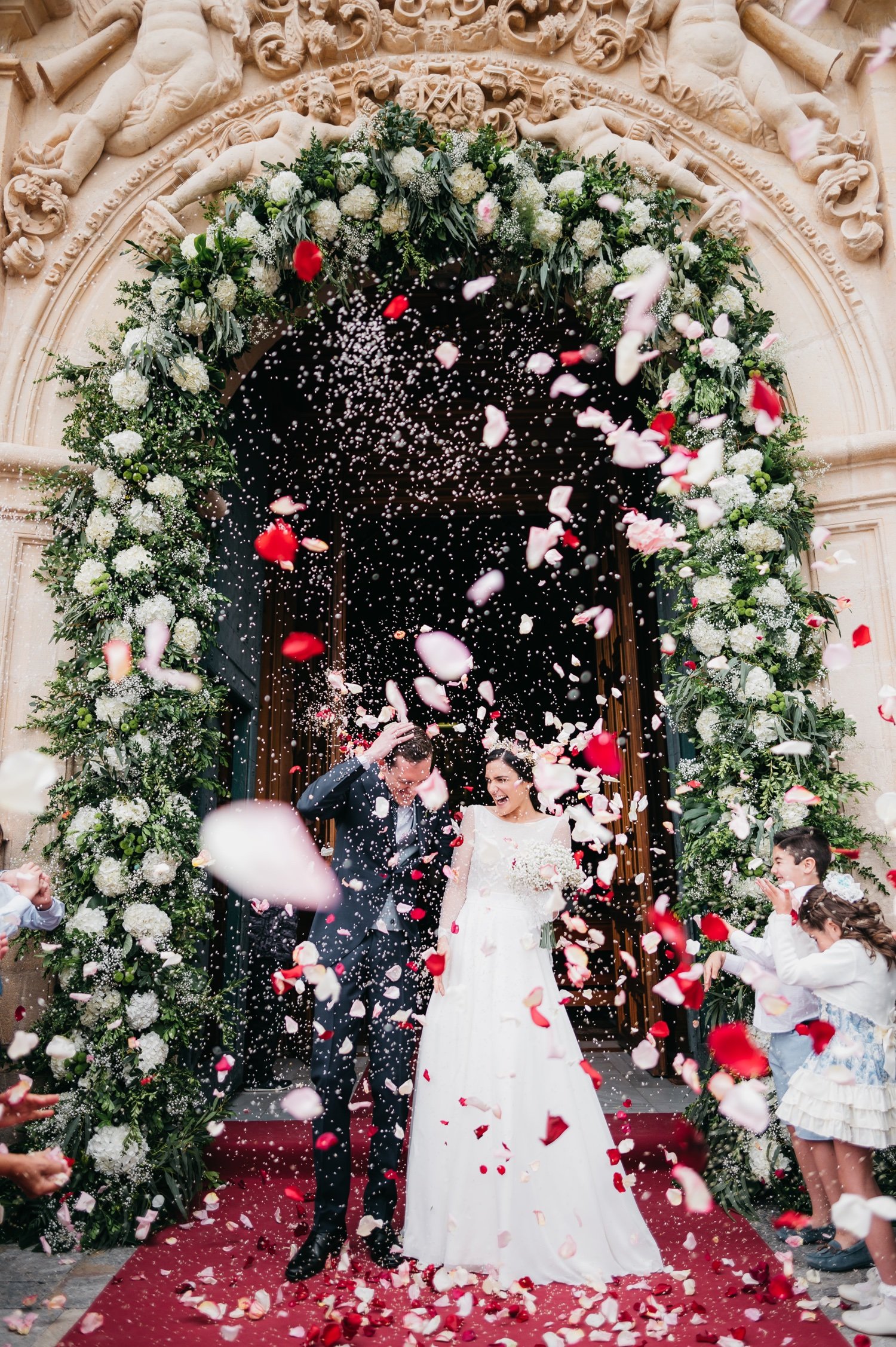 Bride and mother moment